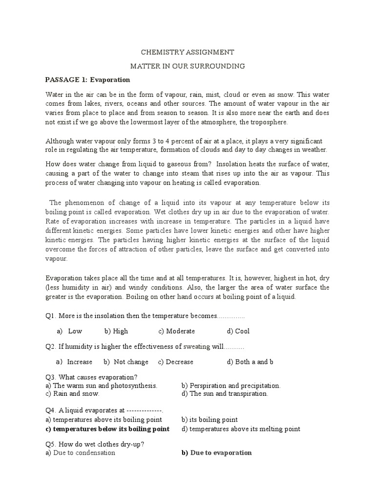 Chemistry assignment class 9 4th week 2021 picture