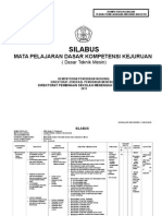 04 019 SILABUS DASAR KEJURUAN Teknik Pemeliharaan Mekanik Industri