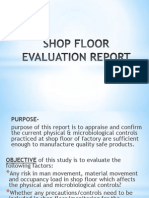 Shop Floor Evaluation PPT