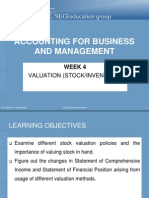 Accounting For Business and Management: Valuation (Stock/Inventory)