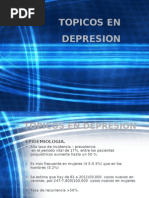 Topicos de Depresión