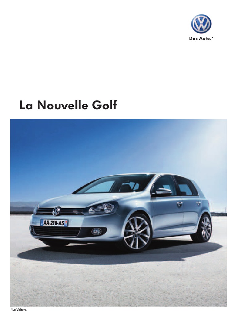 Catalogue FR 2010 Golf VI, PDF, Airbag