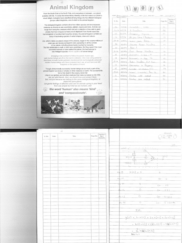 Digital Signal Processing Notes PDF