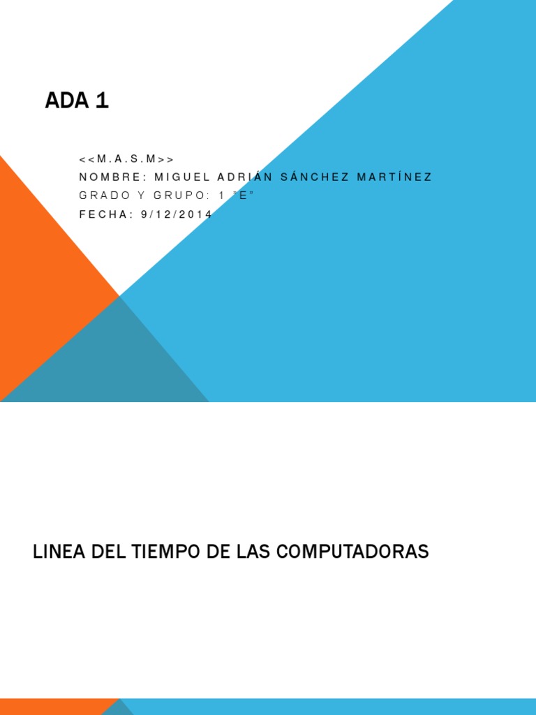 Ada 1 | PDF | Intel | Ibm