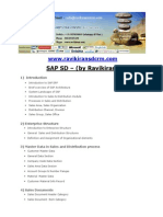 SAP SD Course Content PDF