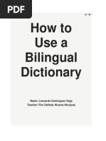 How To Use A Bilingual Dictionary