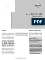 2014 Rogue Owner Manual