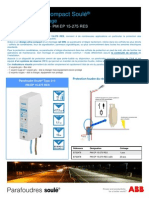 Fiche Parafoudre PM EP 15-275-Type 2 - Reseaux Eclairage