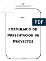 Formulario proindustrias 2013 