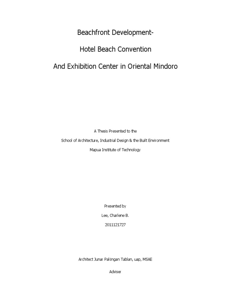 Abstract control cost hospitality thesis