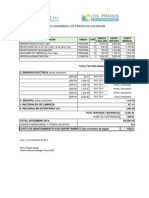 Estructura de Costos Noviembre 2014