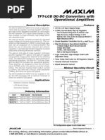 TFT-LCD DC-DC Converters With Operational Amplifiers: General Description Features