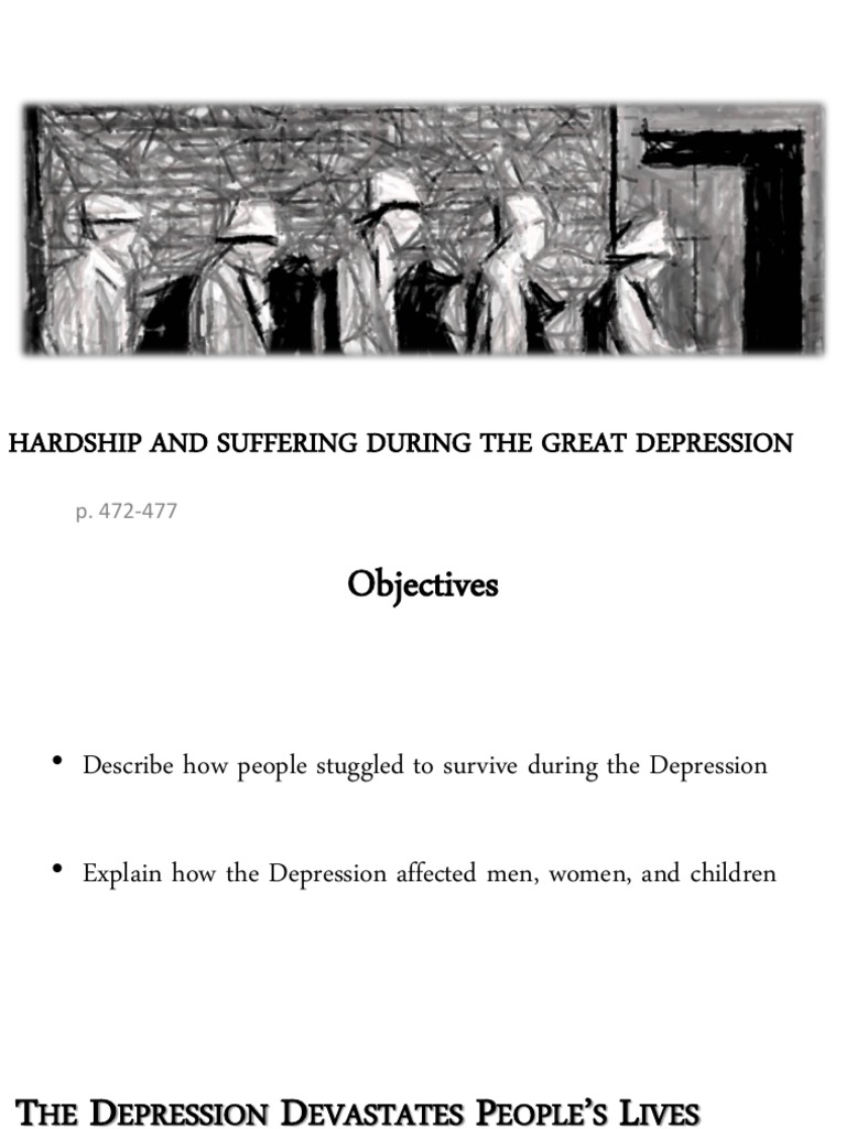 1402 hardship and suffering during the great depression Dust Bowl