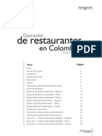operaciones de restaurantes en colombia