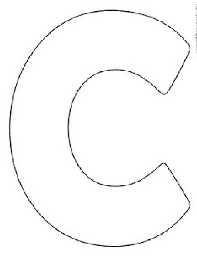 moldes de letra MAYÚSCULAS A-Z