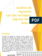 Análisis de Regresión Con Dos Variables - Algunas Ideas Básicas