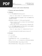 1 Concave and Convex Functions