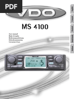 Download Vdo Dayton Ms-4100 by cagribeykantura SN249991955 doc pdf