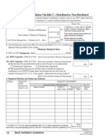 Mechanical Ventilation Checklist C-: Distributed or Non-Distributed