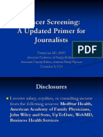Current Cancer Screening Issues