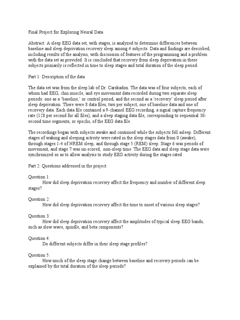 Research paper on sleep deprivation picture