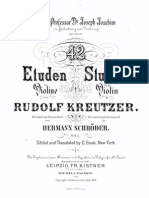 Rudolph Kreutzer Violin Etudes