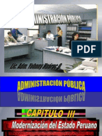 Modernizacion Del Estado Peruano