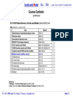 Course Contents: Nano D C M