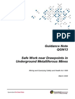 Safe Work Near Drawpoints