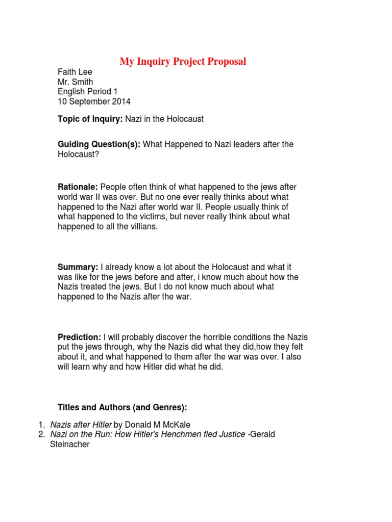 Faith Lee Inquiry | PDF | Social Science