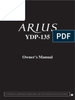 Manual Piano - Arius Ydp 135