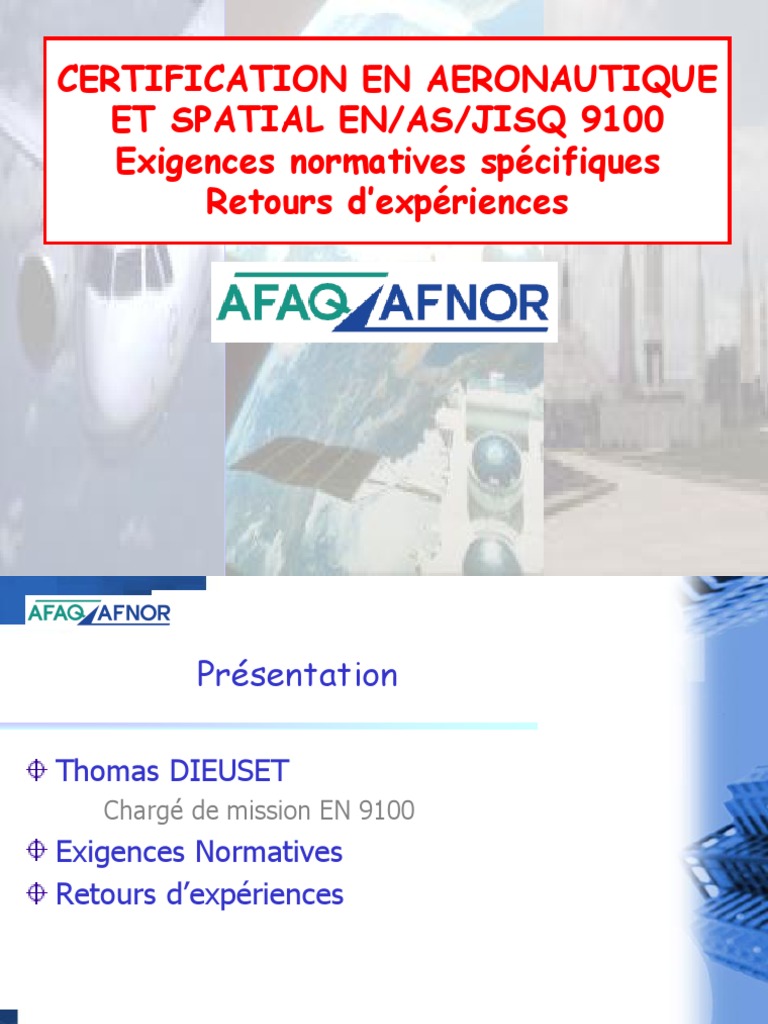 Afaq Afnor En9100 | PDF | Management de la qualité | Théorie des systèmes