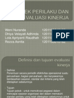 Bab 11 Aspek Perilaku Dan Evaluasi Kinerja