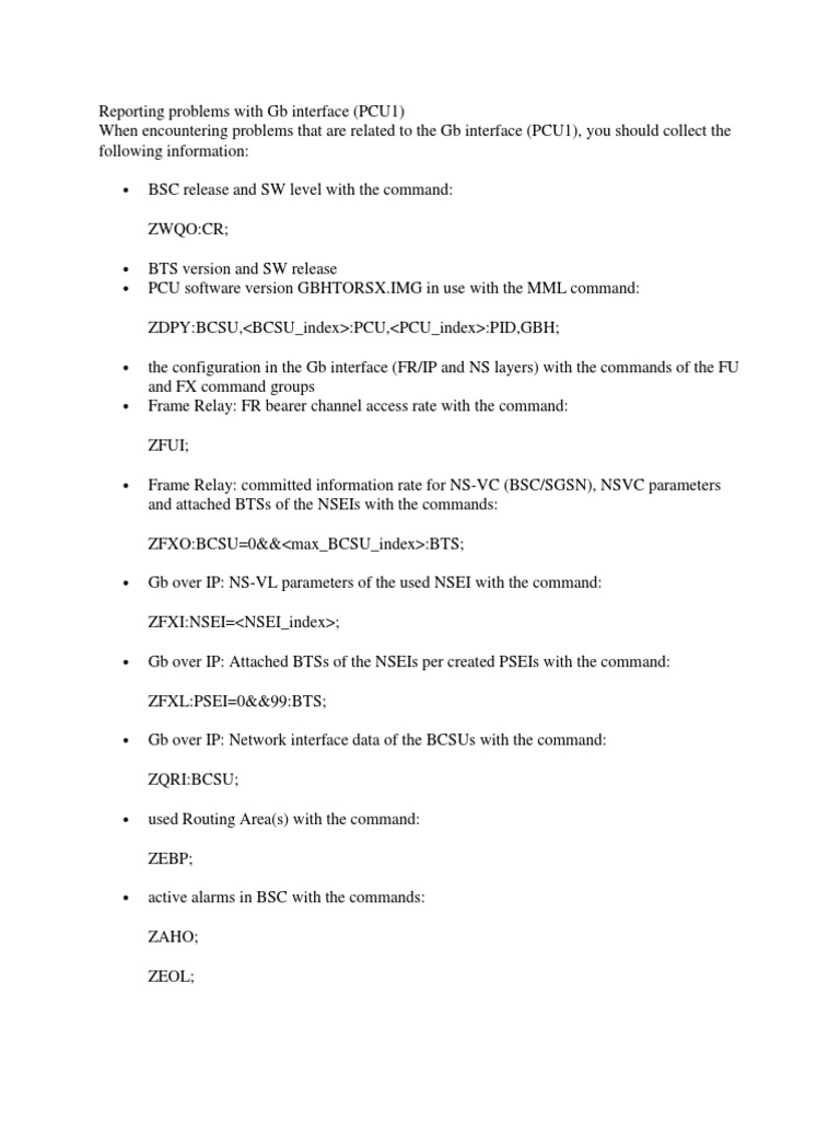 Cara Cek Problems GB Interface | PDF