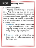 Mga Instrumento NG Banda