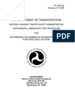 U.S. Department of Transportation: TP-DSP-00 February 27, 2009