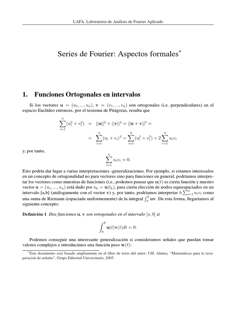 Series Fourier | PDF