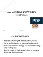 Windows and Window Treatments PowerPoint