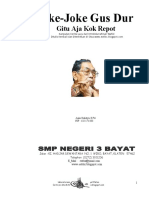 Joke-Joke Humor Gus Dur 1,... SMPN 3 Bayat Klaten