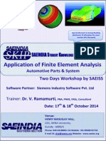 Application of Finite Element Analysis: Two Days Workshop by SAEISS