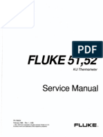 Fluke 51, 52 Thermometer Service Manual