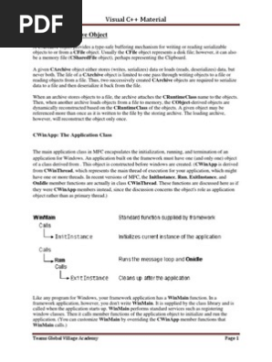 Vc Material Message Passing Menu Computing