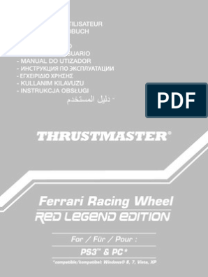 Ferrari Rwheel Red Legend Manual Statutory Law Usb