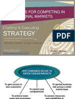 Strategies For Competing in International Markets: Student Version