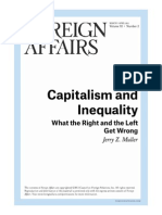 Capitalism and Enequality