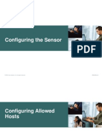 Configuring The Sensor: © 2005 Cisco Systems, Inc. All Rights Reserved