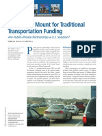 Public–Private Partnerships for Transportation: Challenges and Potential Solutions