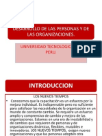 A. - Desarrollo de Las Personas y de Las Organizaciones