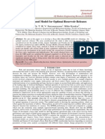 Fuzzy Rule Based Model For Optimal Reservoir Releases: Journal