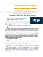 Actul Normativ A Intrat in Vigoare La Data Publicarii in M.O.,27 Octombrie 2014